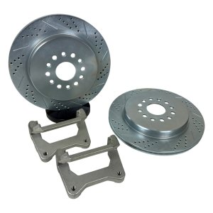 Ram 1500 Brake Rotors (2) - Rear - Baer Brakes - Big Claw Performance - Zinc-Plated - `19-`25